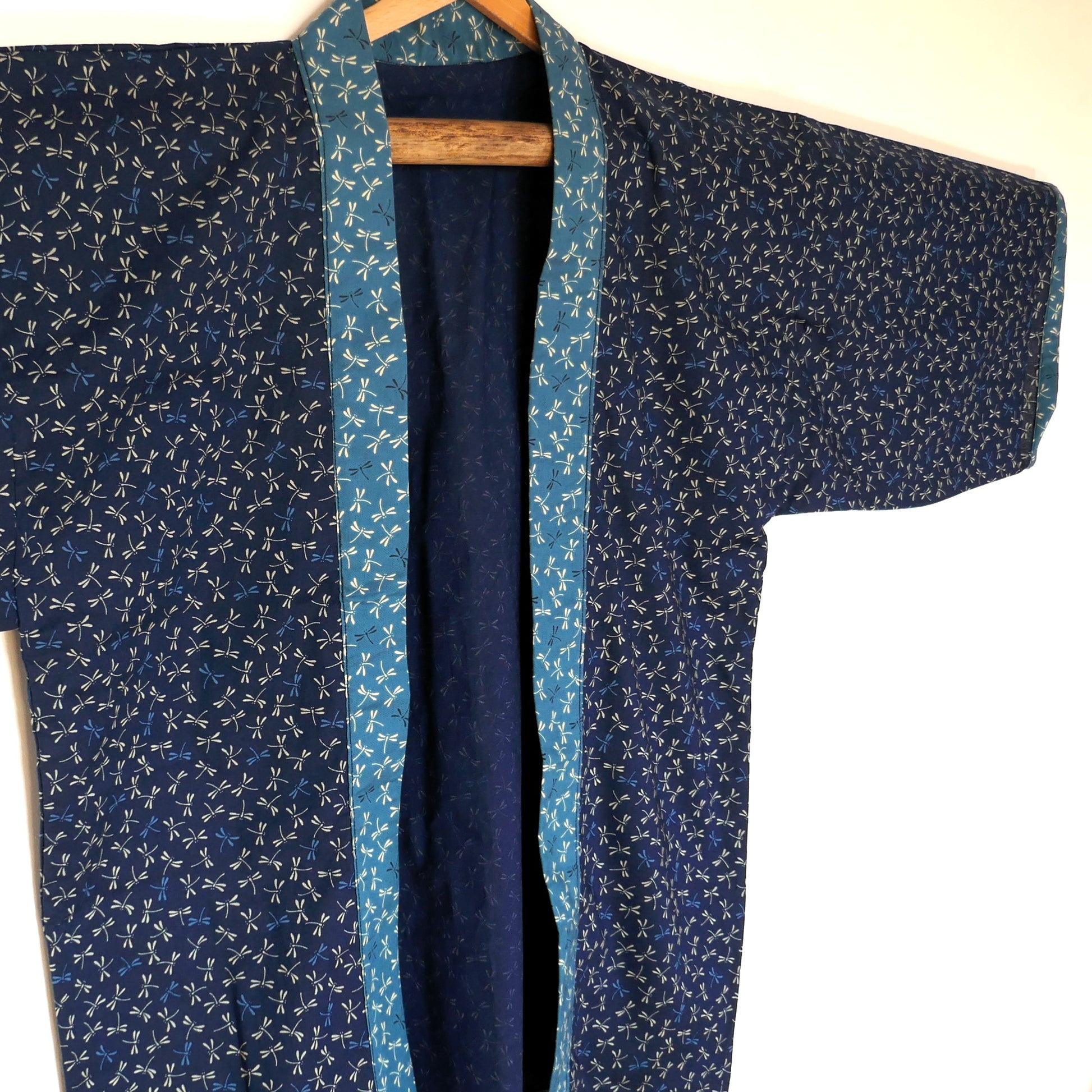 détail du col du haori full tombo de l'Atelier KOGEDO