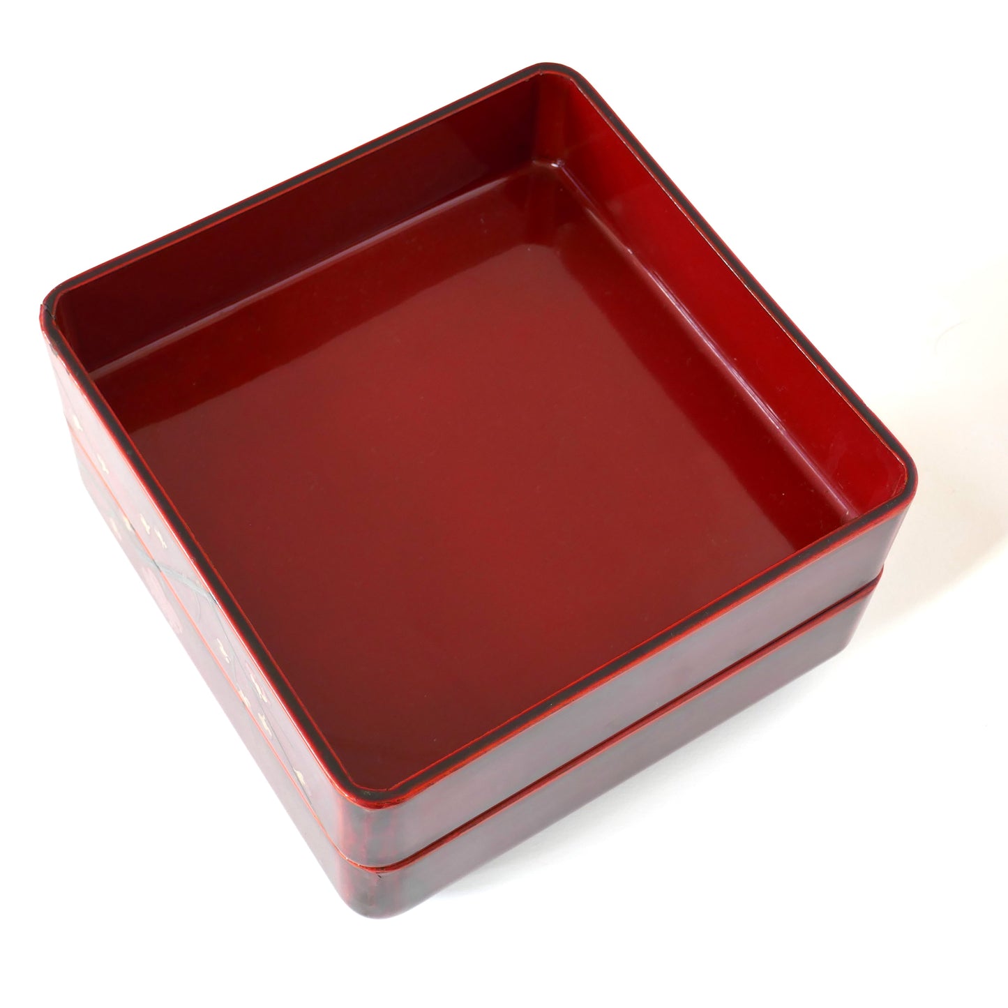 premier compartiment de la boite en laque urushi kogedo