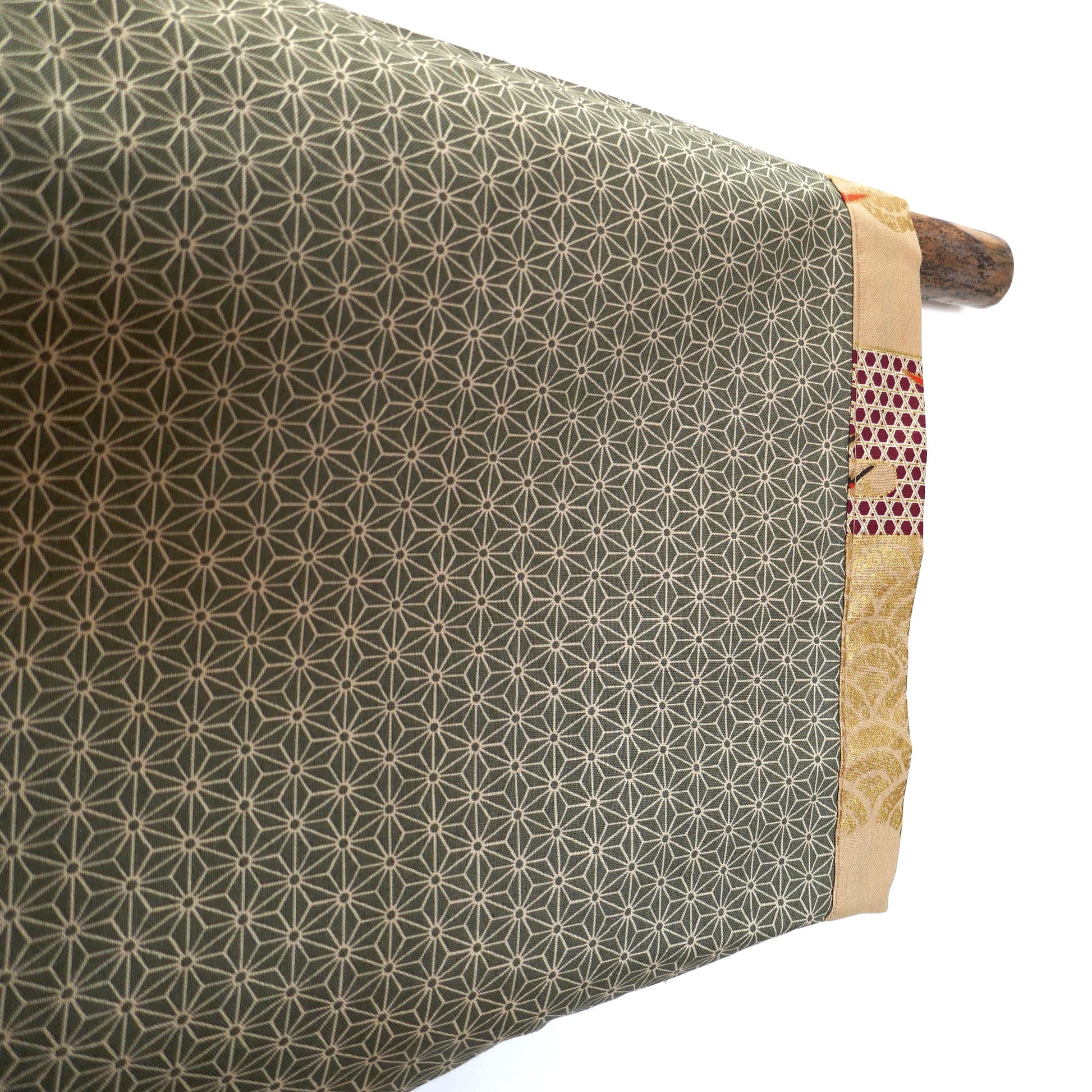 manche gauche du haori by KOGEDO l'Atelier finition biais