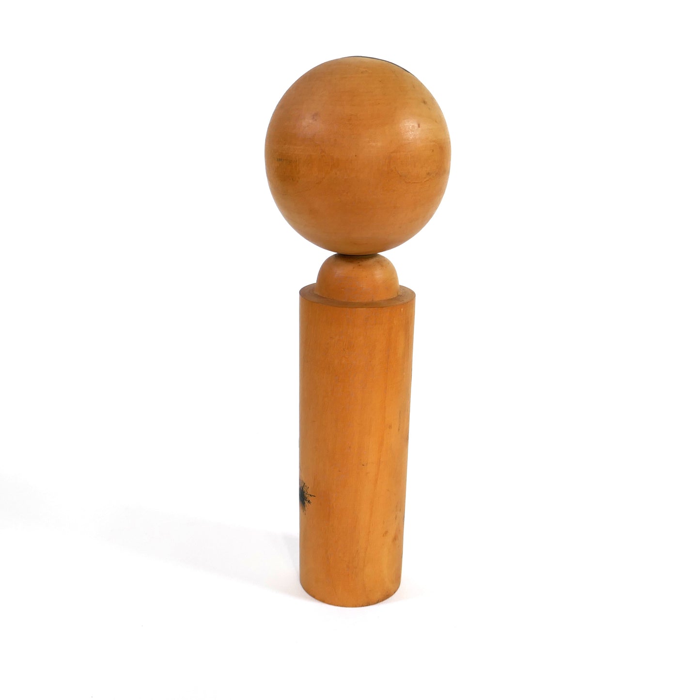 Kokeshi japonaise traditionnelle – vue arrière – bois naturel