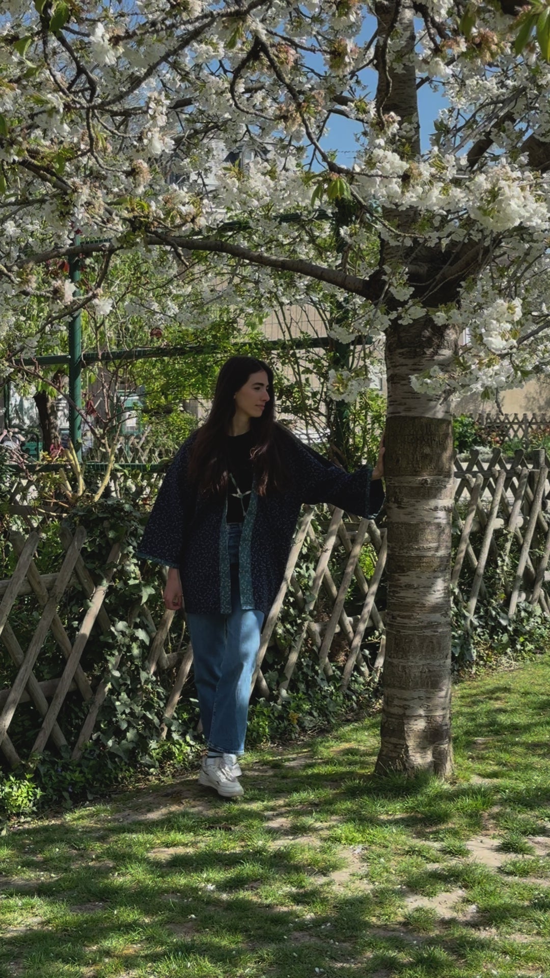 haori full tombo de l'Atelier KOGEDO porté par Mayssa