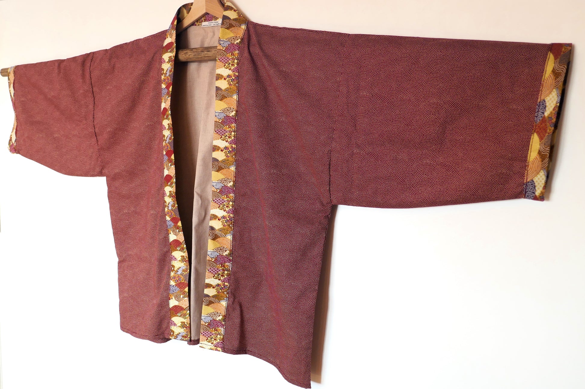 vue de face du haori sensu to samekomon by kogedo l'atelier