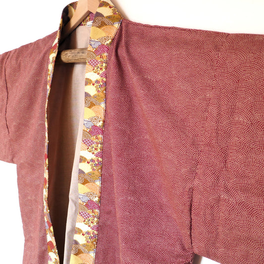 vue trois quart du haori moderne sensu semkomon by kogedo l'atelier