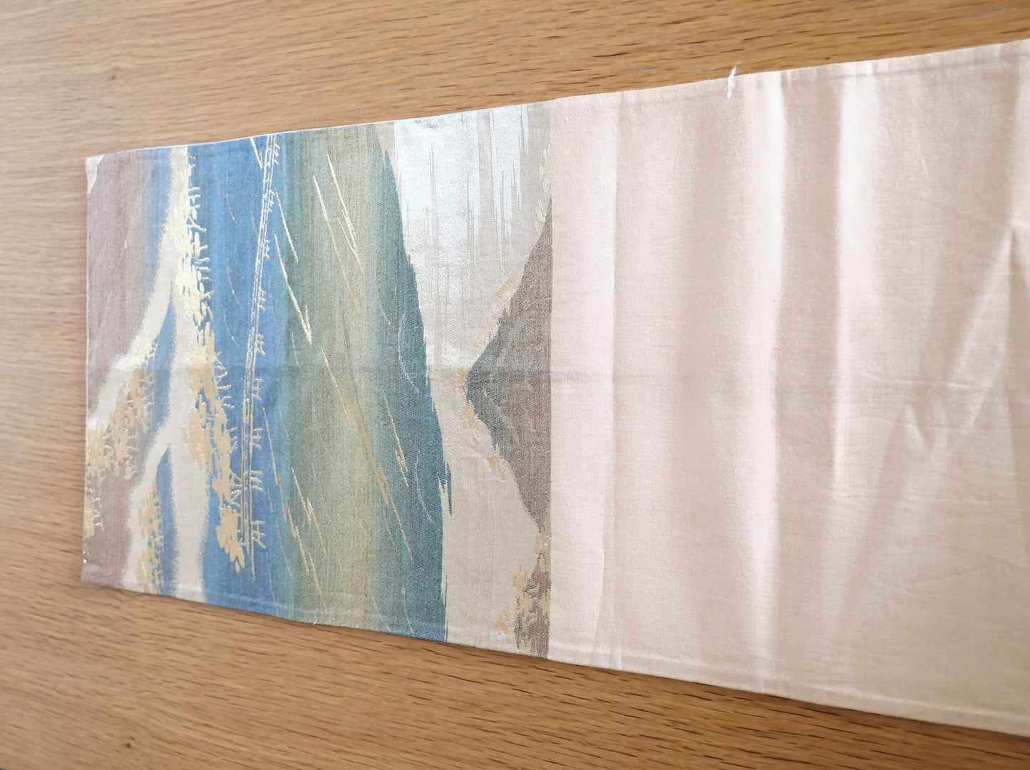zone de décor et zone dans décor du fujuro obi Fuji