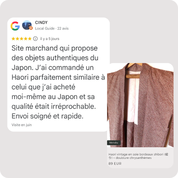 avis client haori kogedo vintage