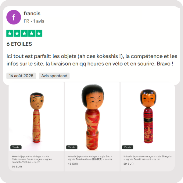 avis client trustpilot d'un client satisfait ayant commandé chez kogedo