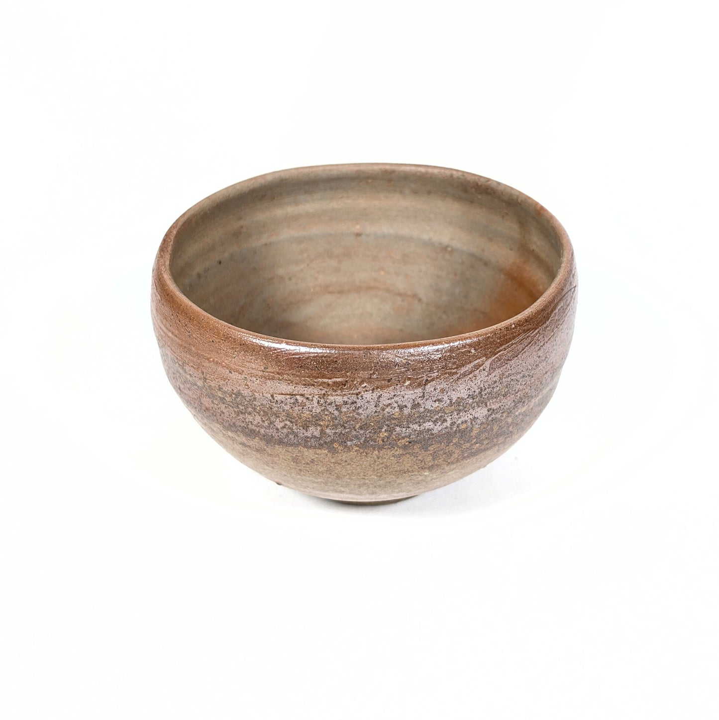 Bol à thé Bizen yaki minimaliste, chawan en céramique japonaise traditionnelle