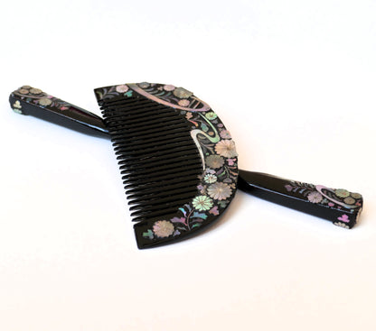 kushi et kogai vintage pour une coiffure japonaise 