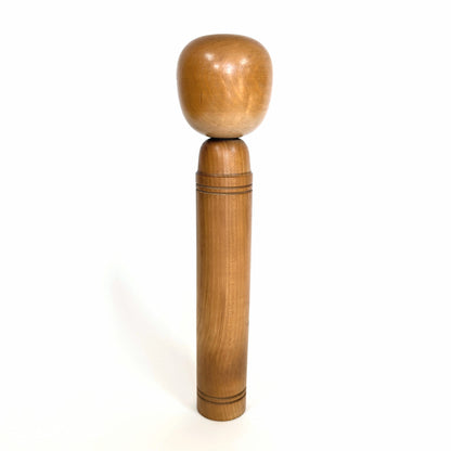 Kokeshi japonaise vintage – Style Sakunami – signée Takeda Shinkichi (武田信吉) – 30cm