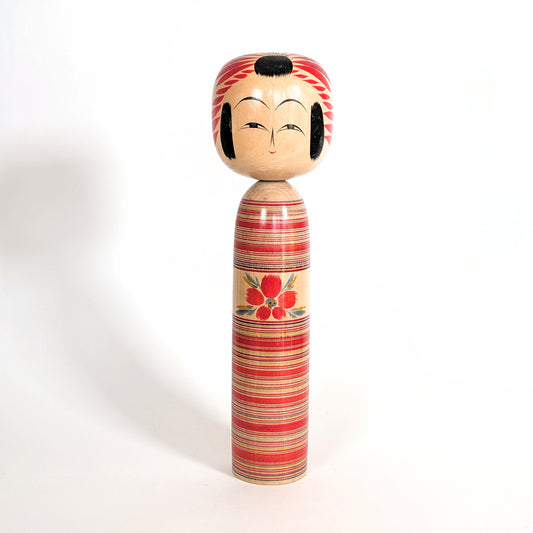 Grande kokeshi Togatta 36,5 cm par Sakuta Koichi, décoration japonaise authentique époque Showa