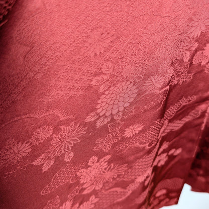 Texture de soie habutae fluide utilisée pour un haori japonais vintage