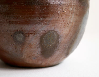 Tokkuri japonaise ancienne – Bizen yaki – signée Sueishi Kōsen 末石高仙 – 13 cm – époque Shōwa